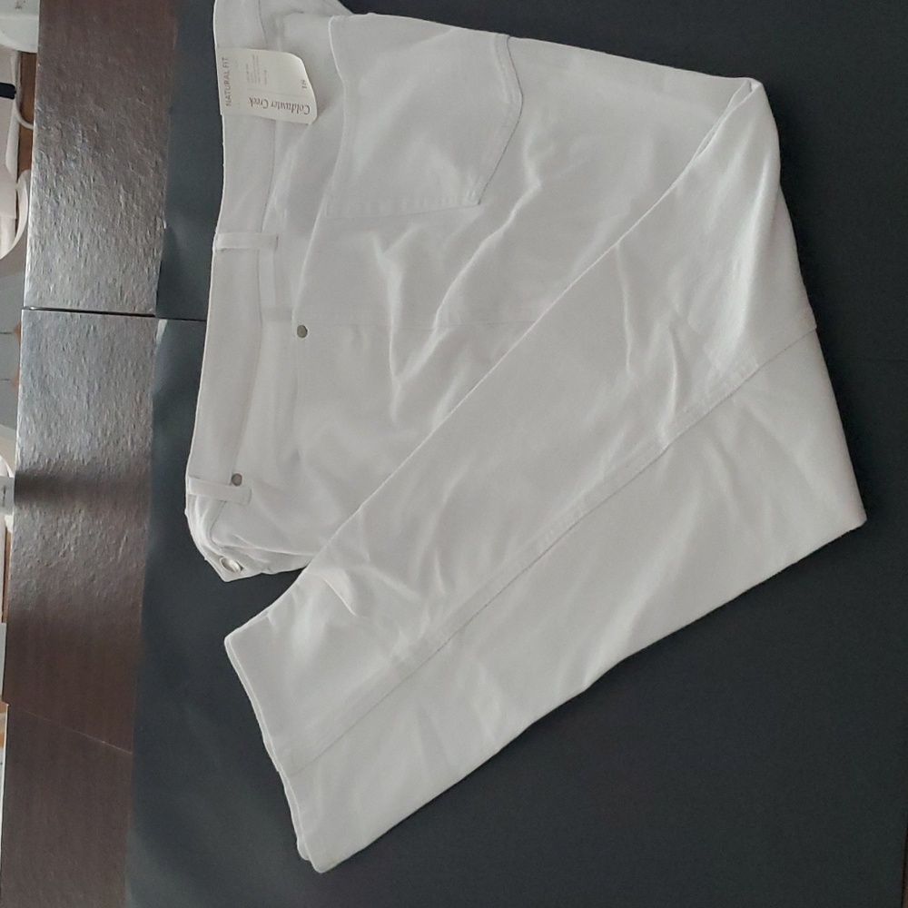 NWT Coldwater Creek White Jeans Size 18